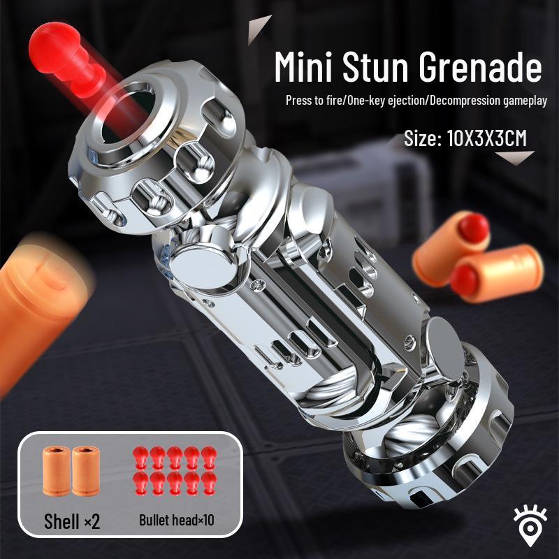 Desert Eagle Style 3D Wooden Fish Decompression Toy Gun