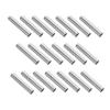 20Pcs Metal Shoelace Tips Aglets Fine Craftsmanship DIY Shoestring Buckle Clasp for Athletic Casual Shoes Easy Fit Shoelace