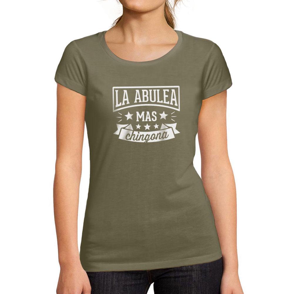 Ultrabasic Tee-Shirt Femme Manches Courtes La Abuela Mas Chingona