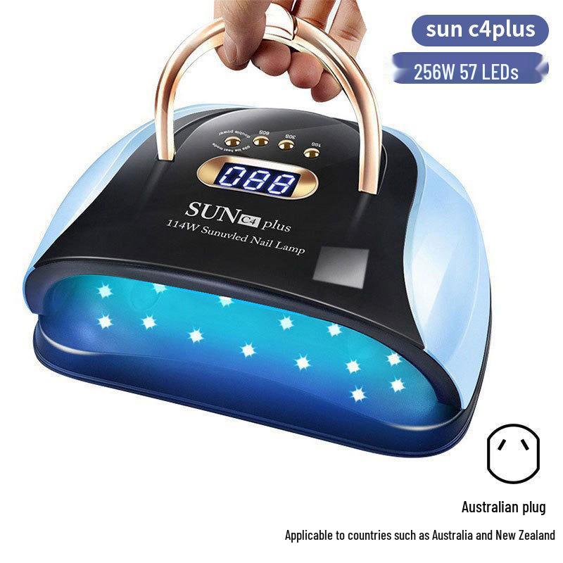 Dazzling 256W LED Nail Curing Lamp, Quick Dry Gel Lamp for Salon Use