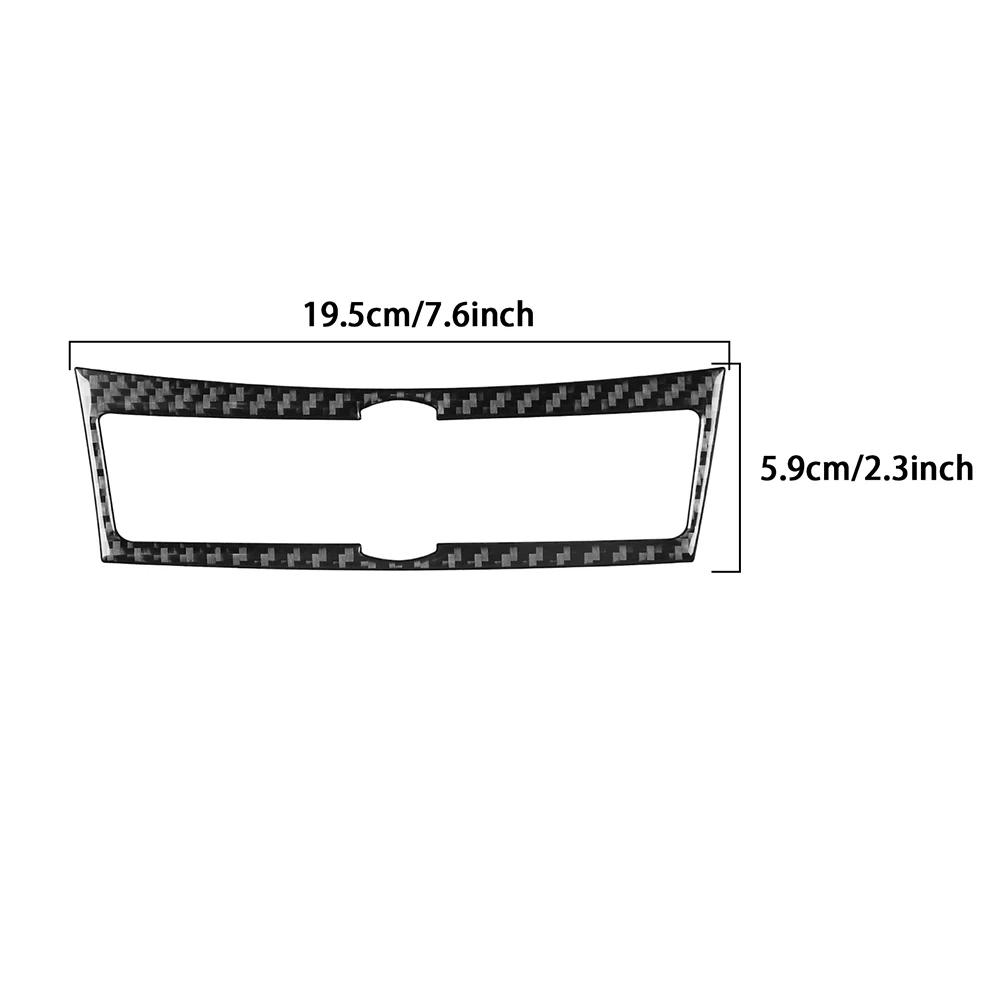 Car Interior Climate Control Panel Trim Cover For Infiniti Q50 Q60 For Acura For TSX 2009-14 Carbon Firber Interior Sticker