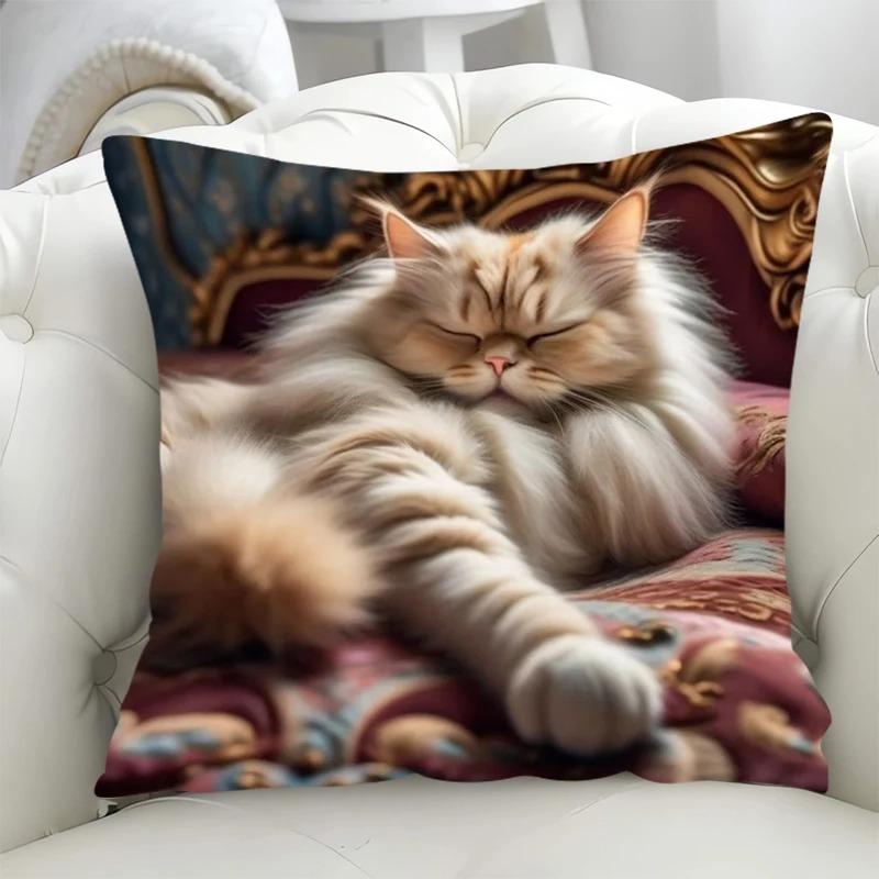 Car Living Room Sofa Cushion Cover Wildlife Pattern Luxury Home Decor Pillow Cover
