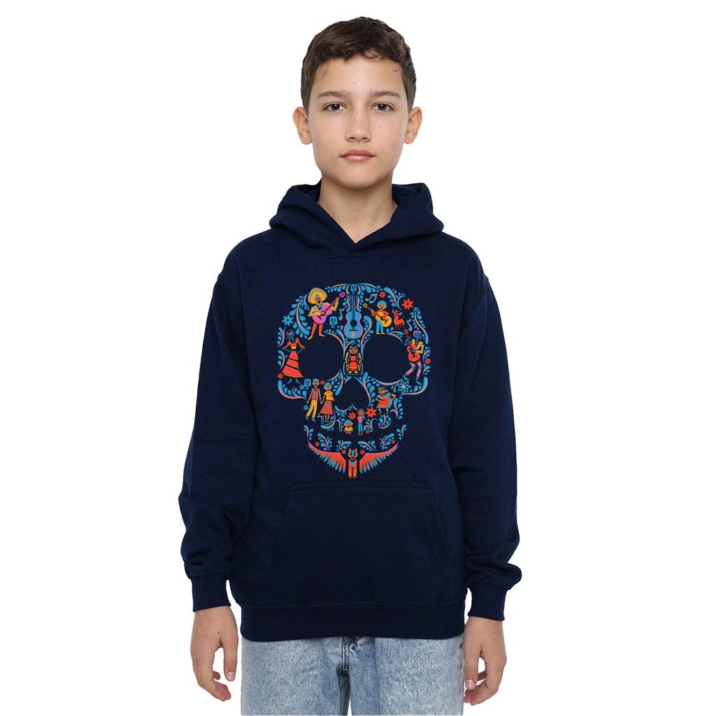 Coco Childrens/Kids Day Of The Dead Skull Rivera Family Hoodie