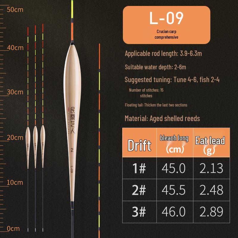 High-Sensitivity Black Pit Carp Fishing Float for Light Bites: Eye-Catching Mixed Culture Design
