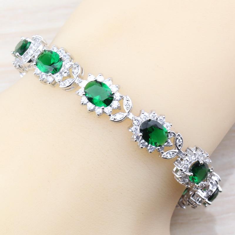 12-Colors Flower Jewelry Colorful Zircon Elegant Women Fashion Accessories Charm Bracelet Bangle Adjustable Length