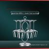 MDNG 460ML Integrated Glass Red Wine Set with 6 Glasses and Double Holder