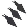 3PCS Tile Grout Removal Tools Blades Carbon Steel Double Side Sawblade for Floor Seam Cement