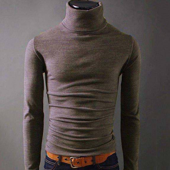 Mens Turtle Polo Neck Skivvy Turtleneck 
