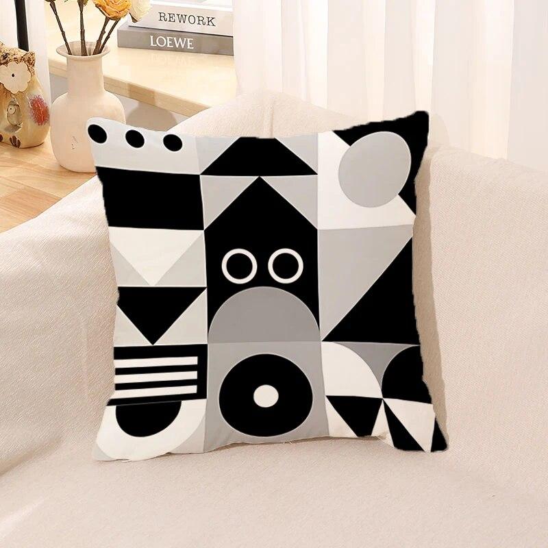Nordische Geometrische Linien Kissenbezug Sofa Kissenbezug Körper Schlafkissen Bett