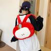 Kawaii Cartoon Fruit Plush Backpack Soft Cute Decorate Knapsack Fruit Doll Shoulder Bag  Outdoor