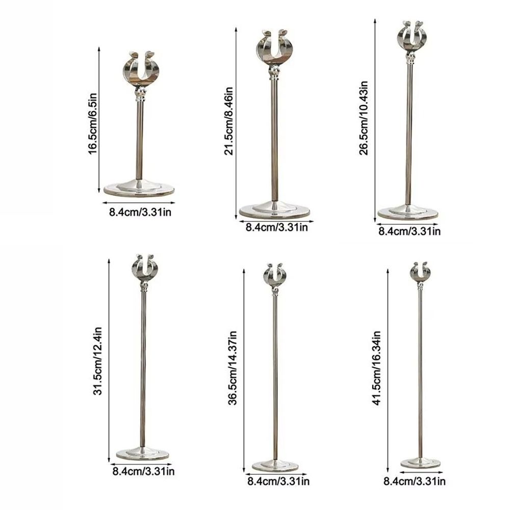 Stable Base Table Number Holder U Shape Name Card Holder Place Card Holder  Table Accessories