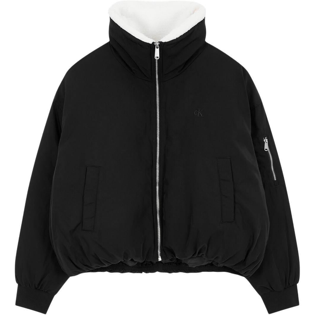 

Calvin Klein Short Flight Comfort Fashion Long Sleeve Down Jacket Women outerwear Black J224592BEH L