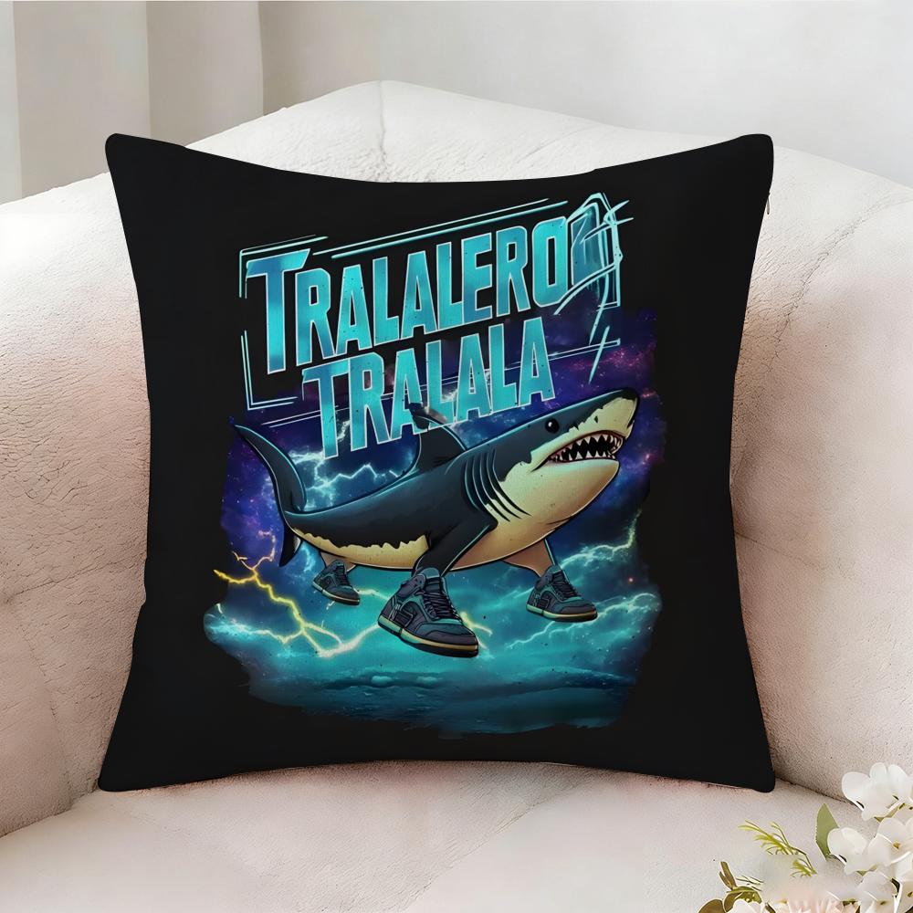 IItalian Brainrot Creative Animal Internet Pillow Case Pillowcase Doublesided Printed Sofa Cushion Bedroom Headboard Pillow