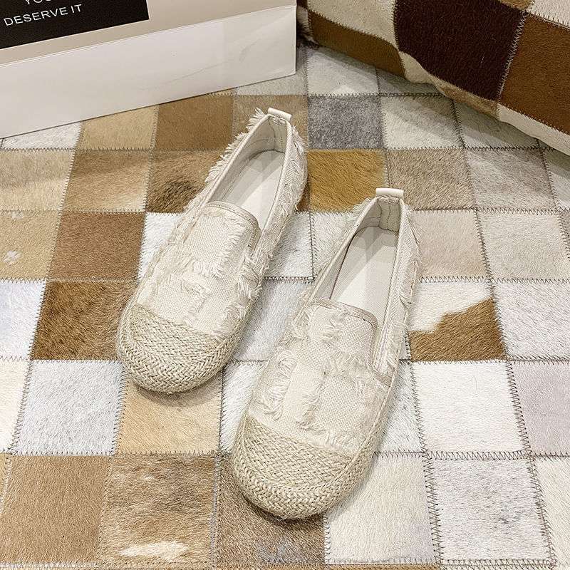 Buty rybackie damskie jednopedałowe leniwe buty Doudou 2025 wiosna i jesień nowe pojedyncze buty płaskie wygodne casualowe mokasyny damskie