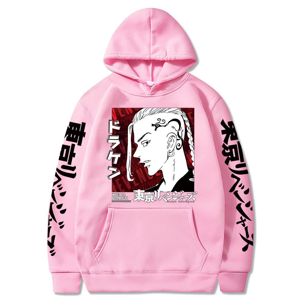 Cartoon Anime Hooded Sweater Loose Hoodie XS розовый 2198₽