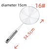 Oval Skimmer Stainless Steel Colander Household Noodle Dumpling Hot Pot Filter Screen Pearl Line Drain Large Fried Strainer