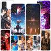 Anime Sword Art Online SAO Phone Case For Samsung Galaxy A52 A32 A22 A12 A51 A31 A50S A30S A20S A10S Note 20 Ultra 10 Plus S10 A