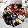Custom Name Demon Slayer Theme Automatic Umbrella, Lightweight & Portable, 8 Rib, Perfect for Outdoor Travel, Birthdays, Christmas, Gifts.