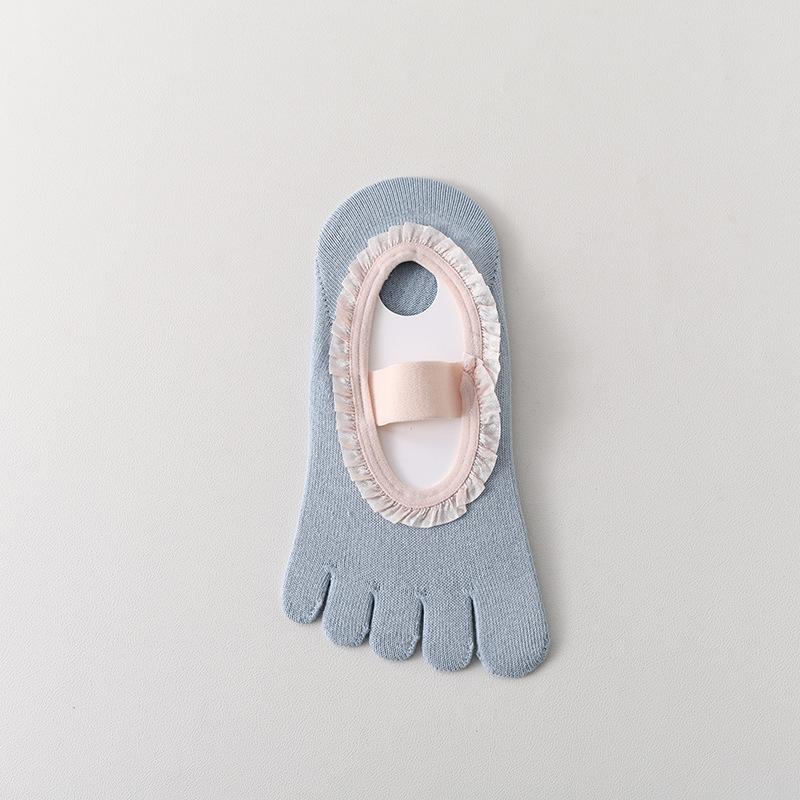 Five-finger Yoga Socks - Children's Spring/summer Sports Anti-slip Pilates Summer Split-toe Socks - Boat Socks