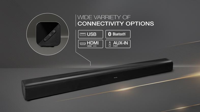 Peaq peb 50 2.0 60w soundbar black