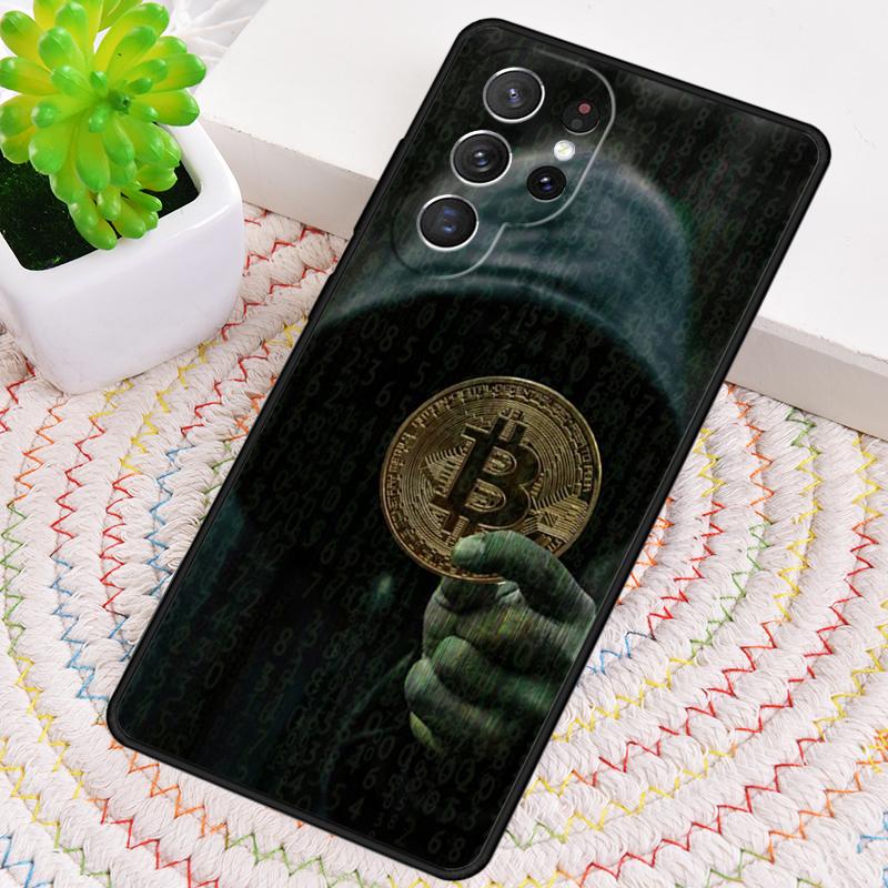 Bitcoin BTC Phone Case for Samsung Galaxy Note 10 Pro S26 Ultra S23 S24 FE S25 S21 S22 PLUS Shockproof Cove