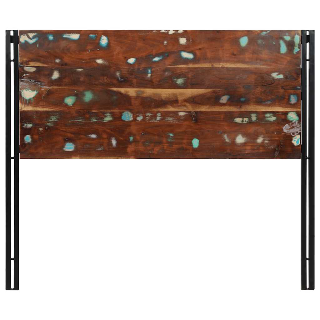 Headboard 120 cm Reclaimed Solid Wood and Iron