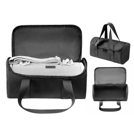 Speaker Storage Bag Water-Resistant Wear-Resistant Dirt-Resistant Bluetooth-compatible Speaker Case Zipper Closure Travel Organizer