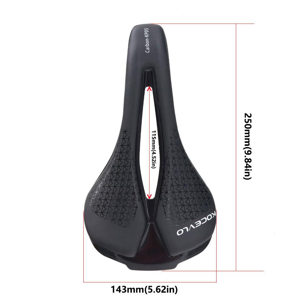 Ultra-light Carbon Bow Bicycle Seat Cushion Mountain Road Bike Saddle Leather Seat Cushion