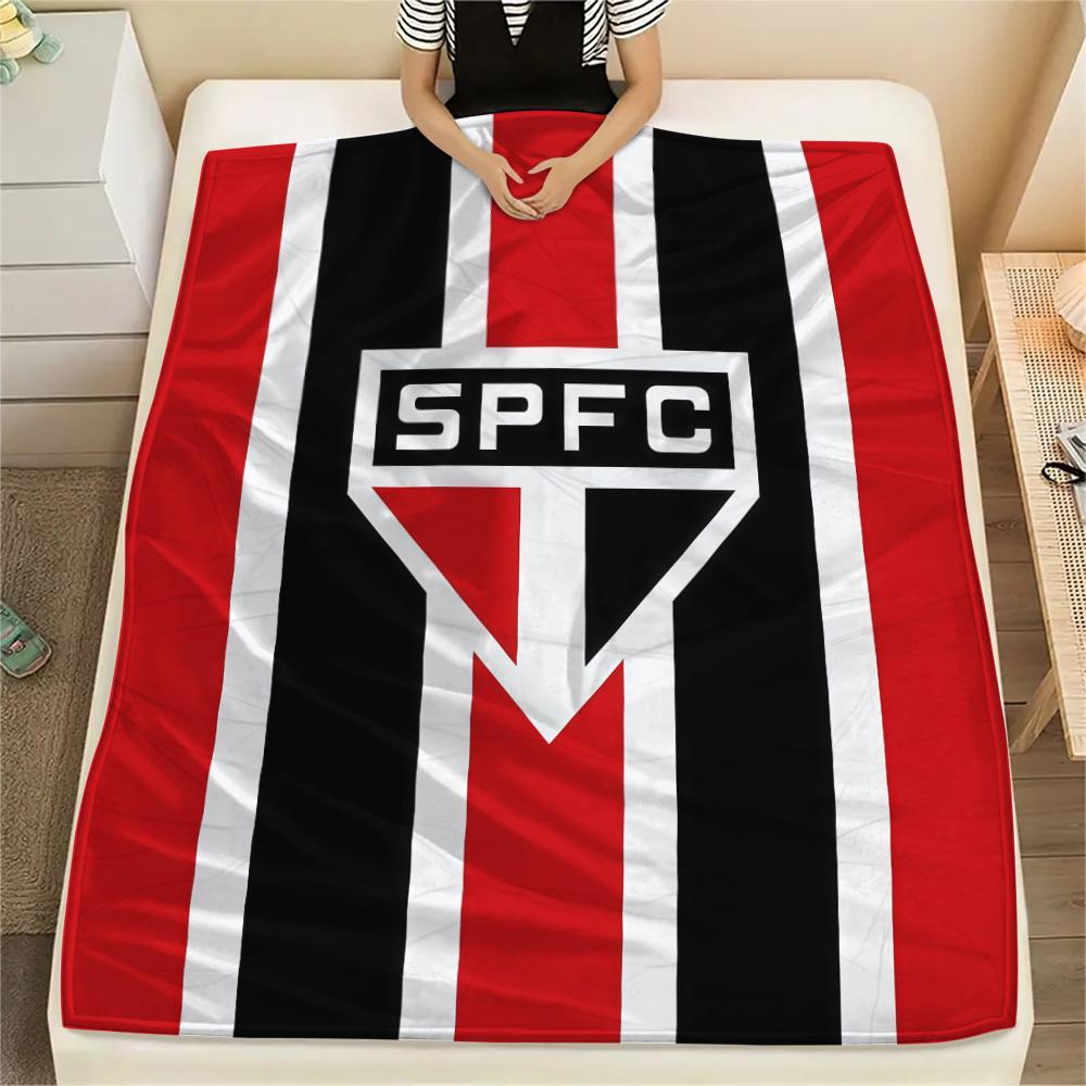 Sao Paulo FC2 Flannel Blanket, High quality Comfortable for All Seasons, Home Decor, Warmth and Comfort