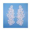Pair Flower Children'S Clothing Water-Soluble Lace Floral Dance Dress Wedding Dress Wedding Shoes Clothing Accessories Hollow Embroidery Applique