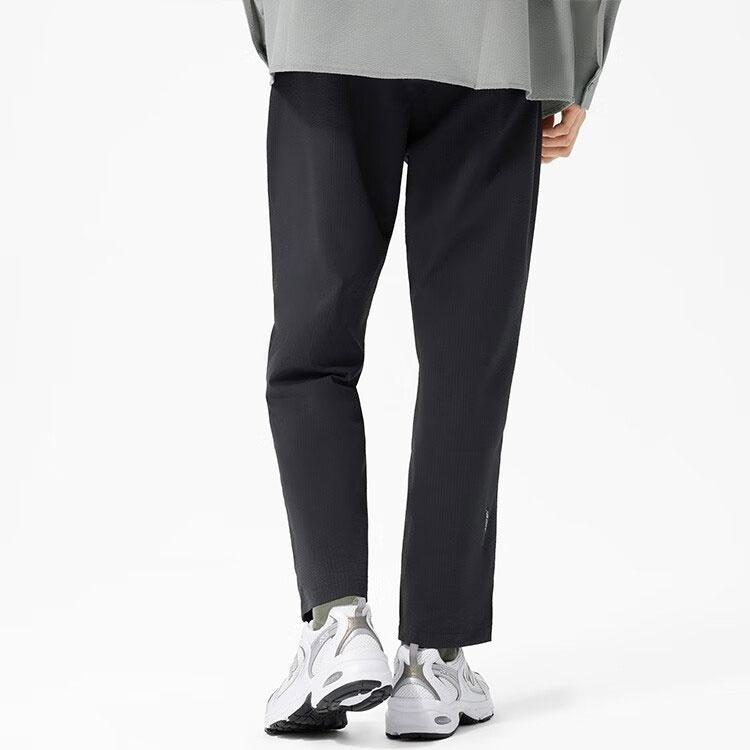 New Balance Logo Knit Slim Pants Asia Sizing 'Black' Men's AMP32359-BK