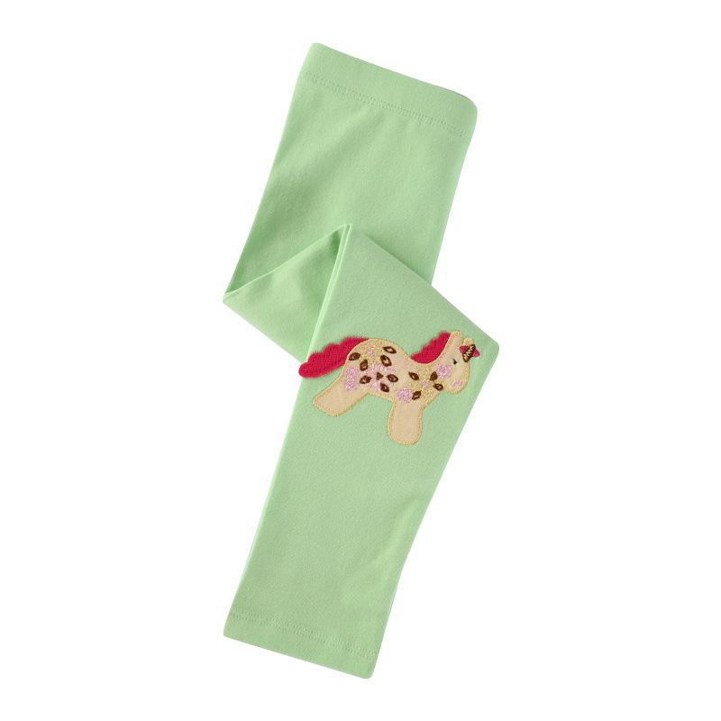 Girls' Long Cotton Leggings, Spring/Summer Princess-Style.