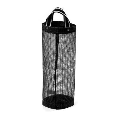 Hanging Trash Bag Holder Garbage Plastic Net Pouch Mesh Bag Kitchen Organizer