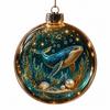3D Crystal Ball Ornament Transparent Hanging Decor Christmas Tree Decoration Ocean Theme Holiday Pendant