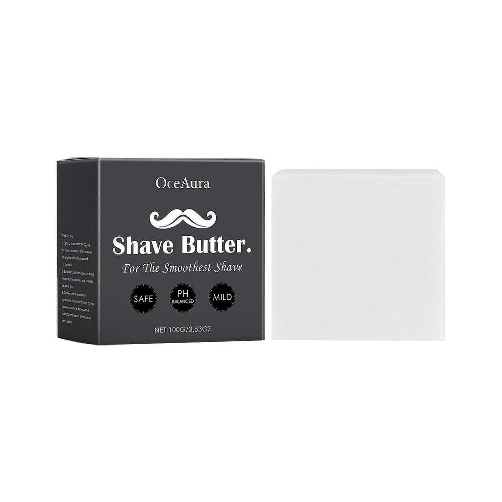 Oceaura Men's Shaving Soap - Gentle Cleansing, Smooth Shaving Experience, Deep Moisturizing, Soothes Dry Skin