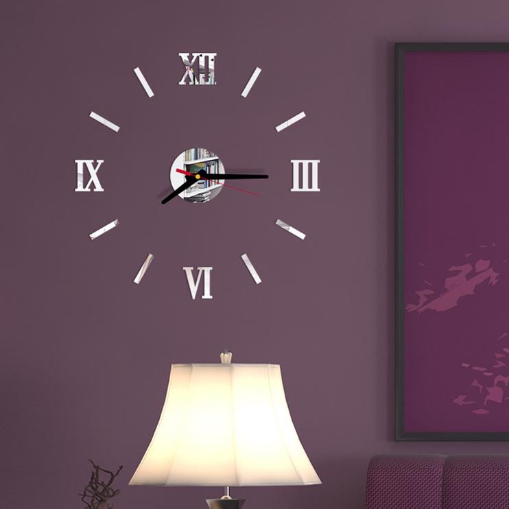 

3D Real Big Wall Clock Sticker Modern Design Clocks Sticker Fashion Watches Sticker Diy Living Room Decor Home Decoration