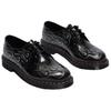 Dr. Martens 1461 Leather Comfortable Lace-Up Low-Top Casual Shoes Unisex Casual Shoes Black Silver 41765020