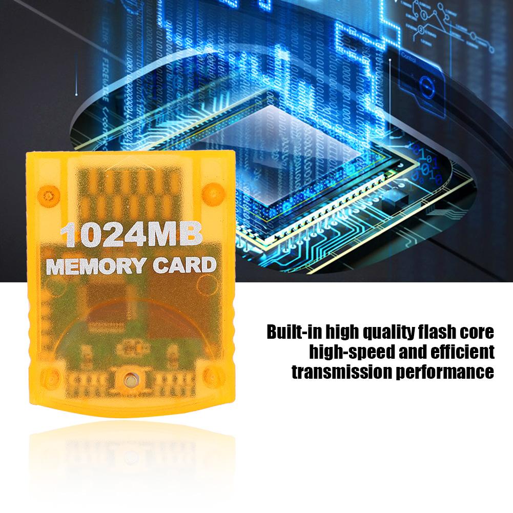 For WII Gamecube Game Console 1024MB Large Capacity Memory Card Game Accessories