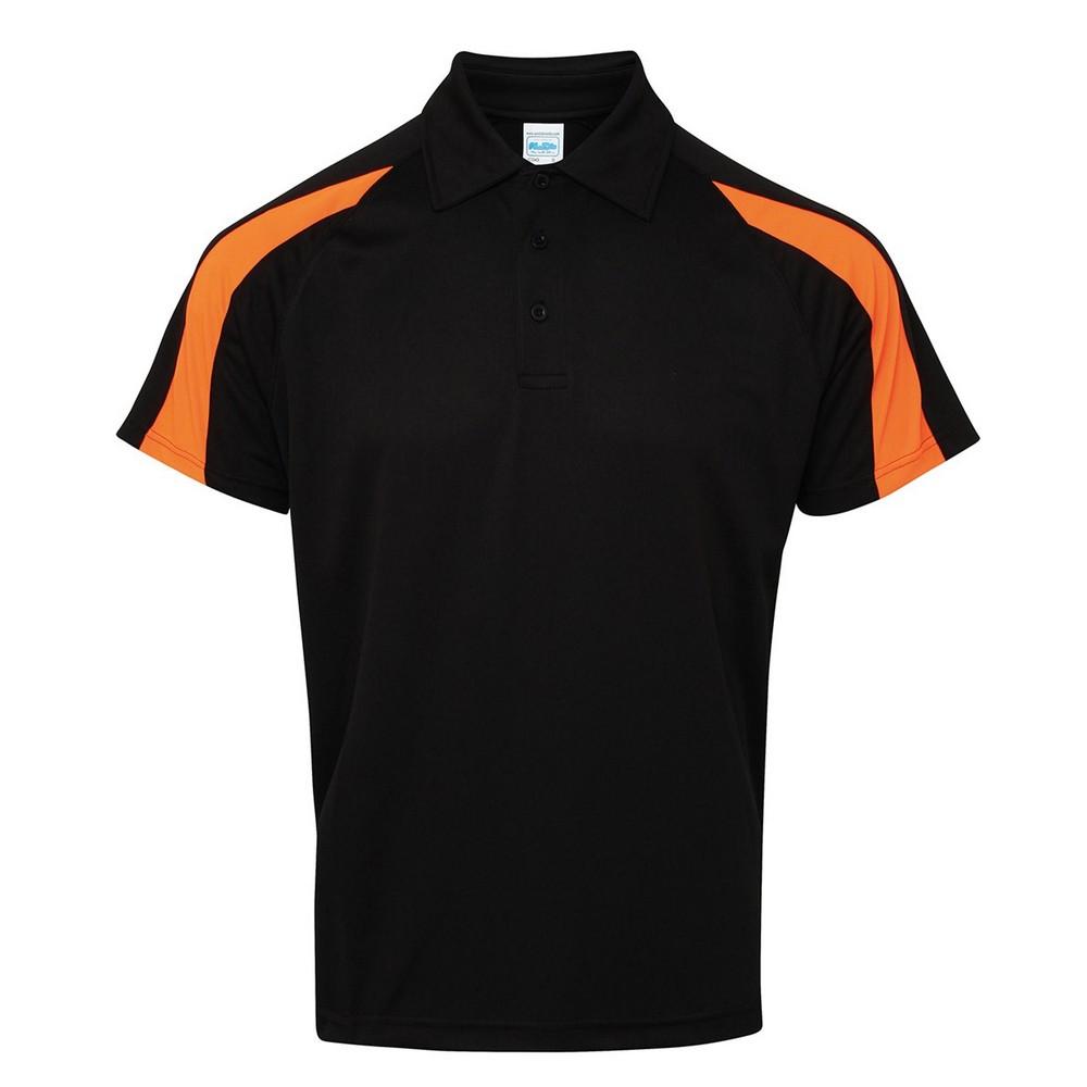 Just Cool Mens Cool Contrast Polo Shirt