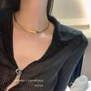 Snake Bone Chain Necklace Women's Summer Simple Ins Tide Cold Wind Sweet Collarbone Chain Neck Chain Accessories