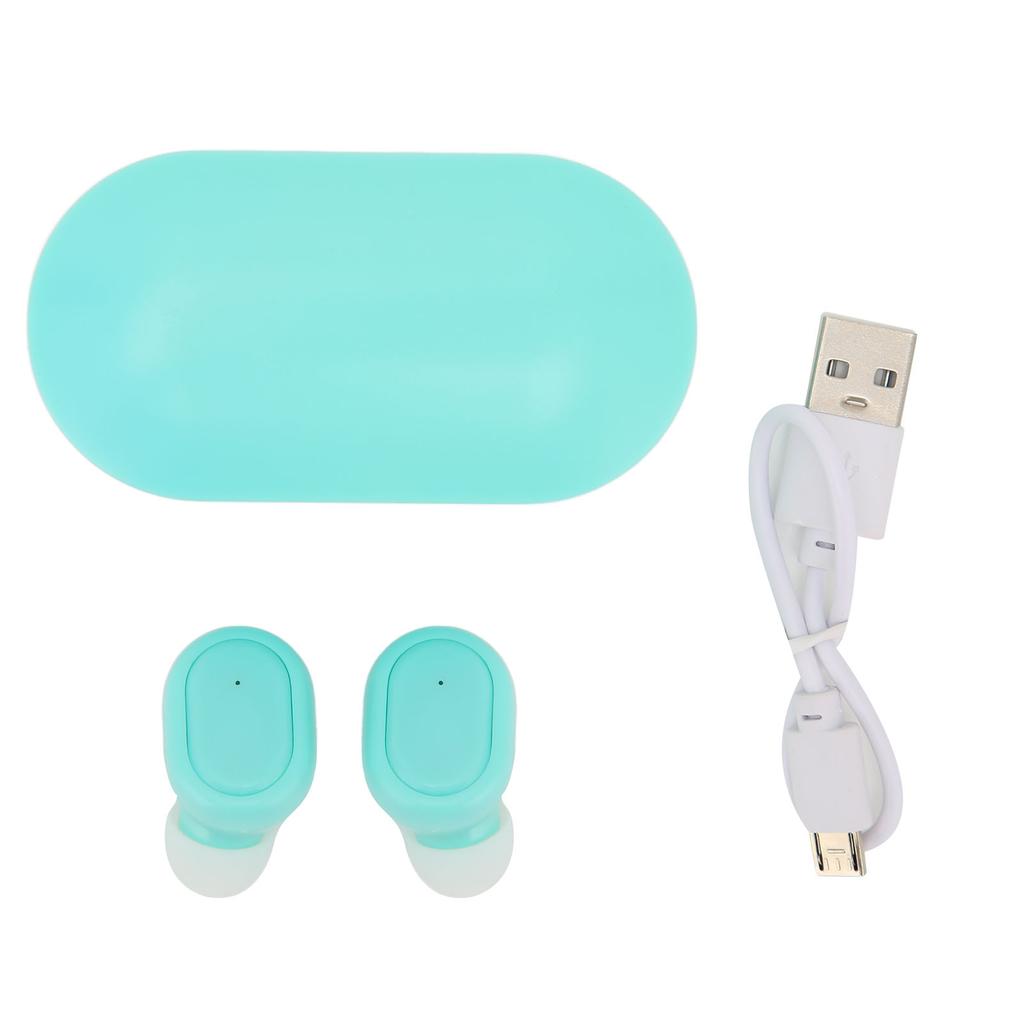 True Wireless Bluetooth Earplugs 30H Playtime Hi Fi Stereo Subwoofer Headset with Built in Microphone Charging Box