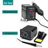 Anli Xin 878D/858D Hot Air & Soldering Station Combo for Lead-Free Mobile & PC Welding