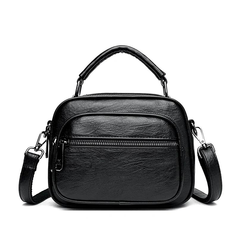 

Высококачественная многослойная сумка, модная женская маленькая круглая сумка, универсальная темпераментная сумка через плечо