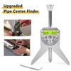 Manuell rörcenterfinnare Markör Centreringsverktyg Y-typ 4 tum Säkerhetsrörsmarkör Centreringshuvudverktyg Justerbar libellvinkelmätare
