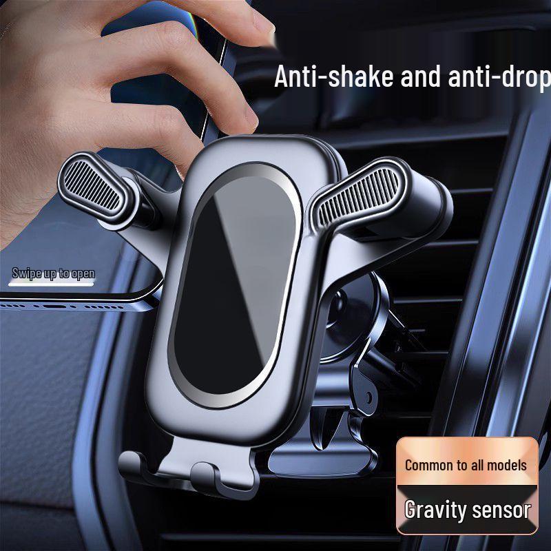 Car Phone Holder for Navigation - Air Vent Clip, Anti-Shake Mount