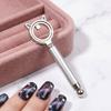 2IN1 Magnetic Nail Art Tool Non-slip Handle Hollow Cat Eye Magnet  Home Use
