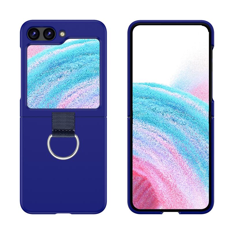 Skládací pouzdro s přezkou Simplicity Fashion pro Samsung Galaxy Z Flip 3 4 5 5G, nárazuvzdorné, měkké silikonové zadní kryty