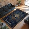 Witchcraft Theme Crystal Velvet Rug Personalized Custom Name Text Soft Floor Mat Home Decor