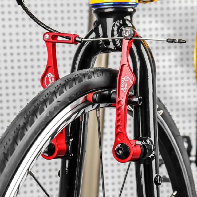 Pinza V-Brake Pieghevole Bici Braccio Corto/Lungo Lega di Alluminio Pinza V-Brake Maniglia Leva Freno Ciclismo Pinza Strumento