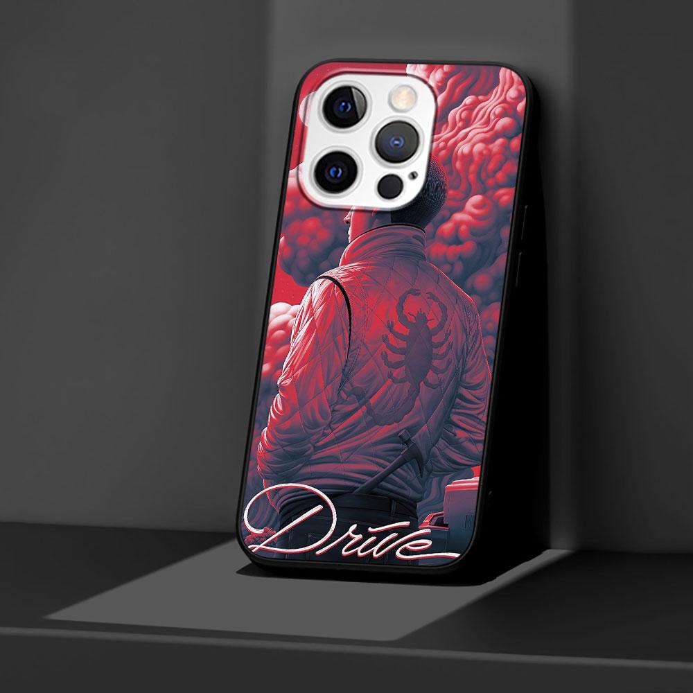 Movie Drive Ryan Gosling Art Case for Apple iPhone 14 11 16 Plus X XS 13 12 Mini XR 15 Pro Max Silicone Black Soft Phone Cover